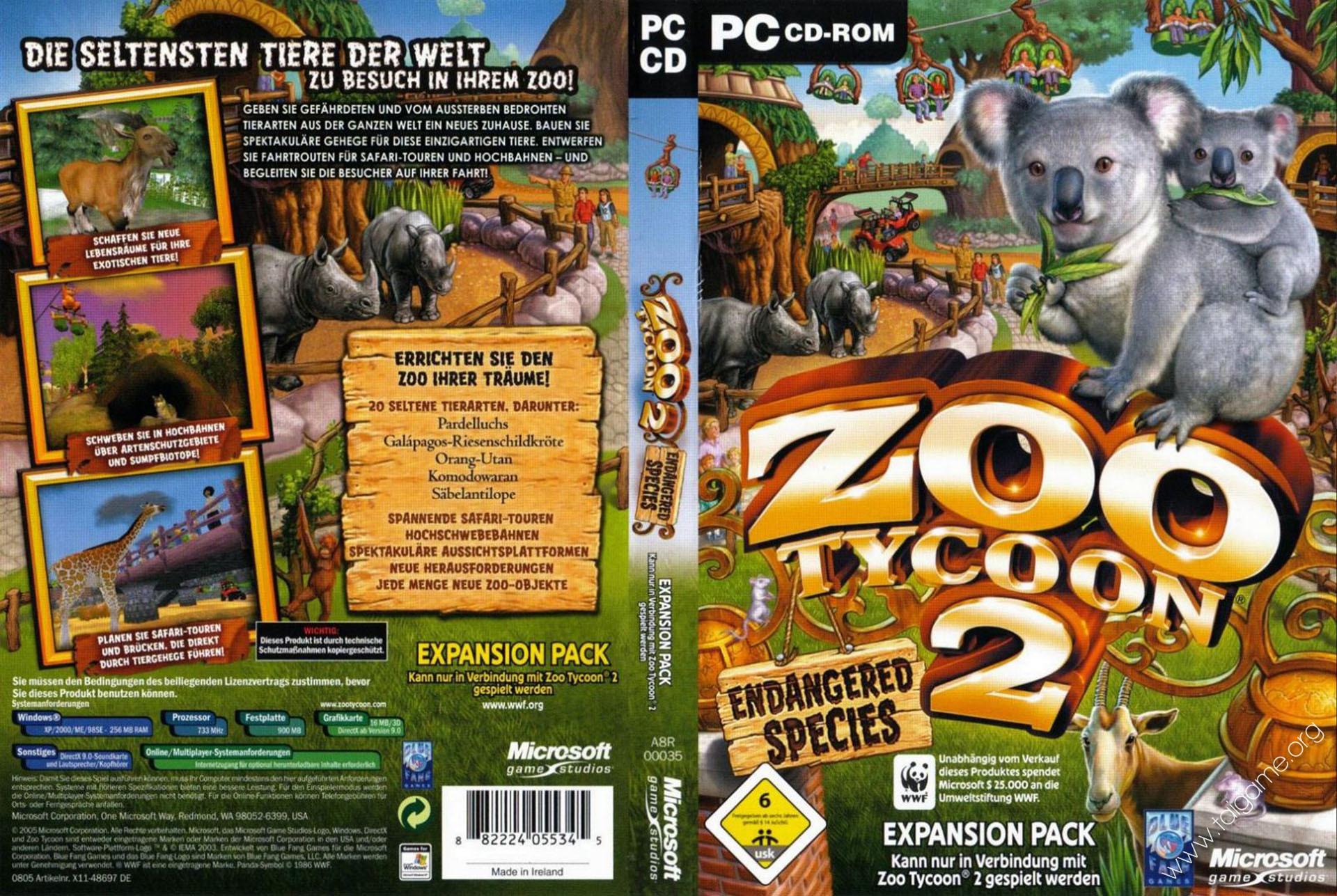 zoo tycoon endangered species